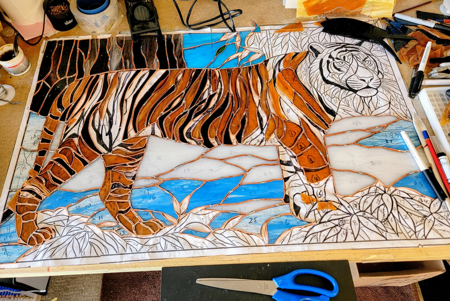 Stained Glass Panel